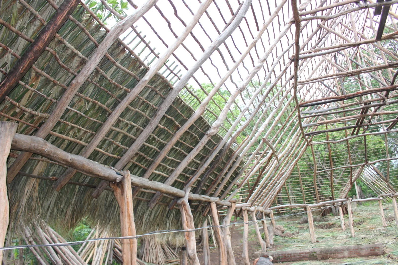 Un nuevo edificio de iglesia tomando forma en Nicaragua